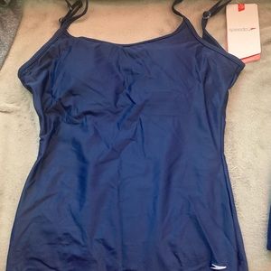 Speedo long tankini top and short